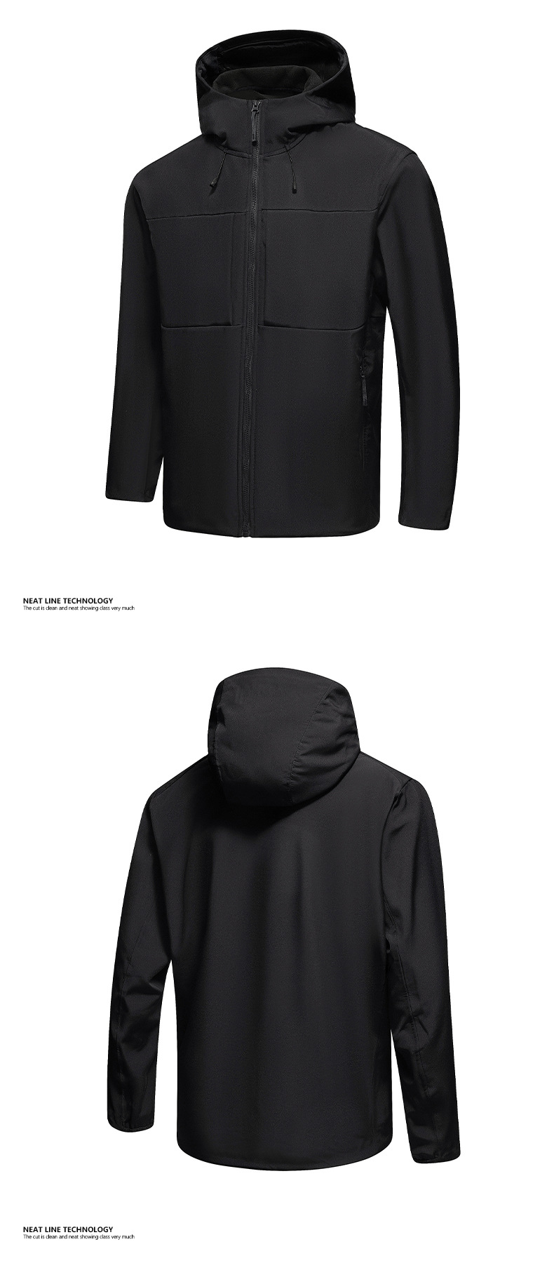 2025 SpringAutumn Waterproof Jacket Detail 16