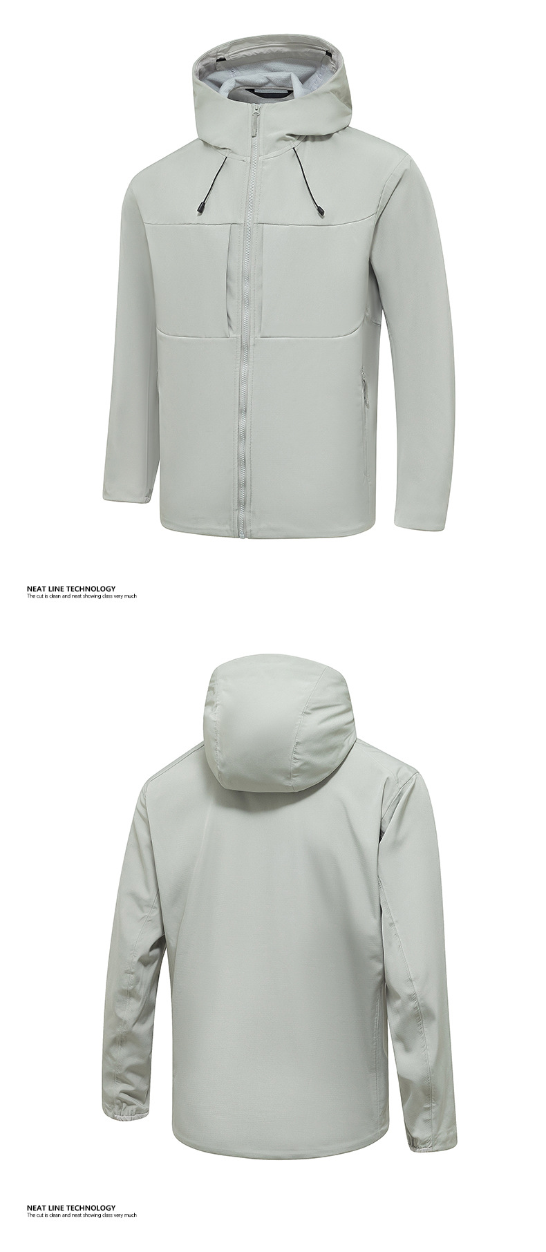 2025 SpringAutumn Waterproof Jacket Detail 7