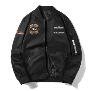 Vurzen Men's MA‑1 Reversible Flight Bomber Jacket