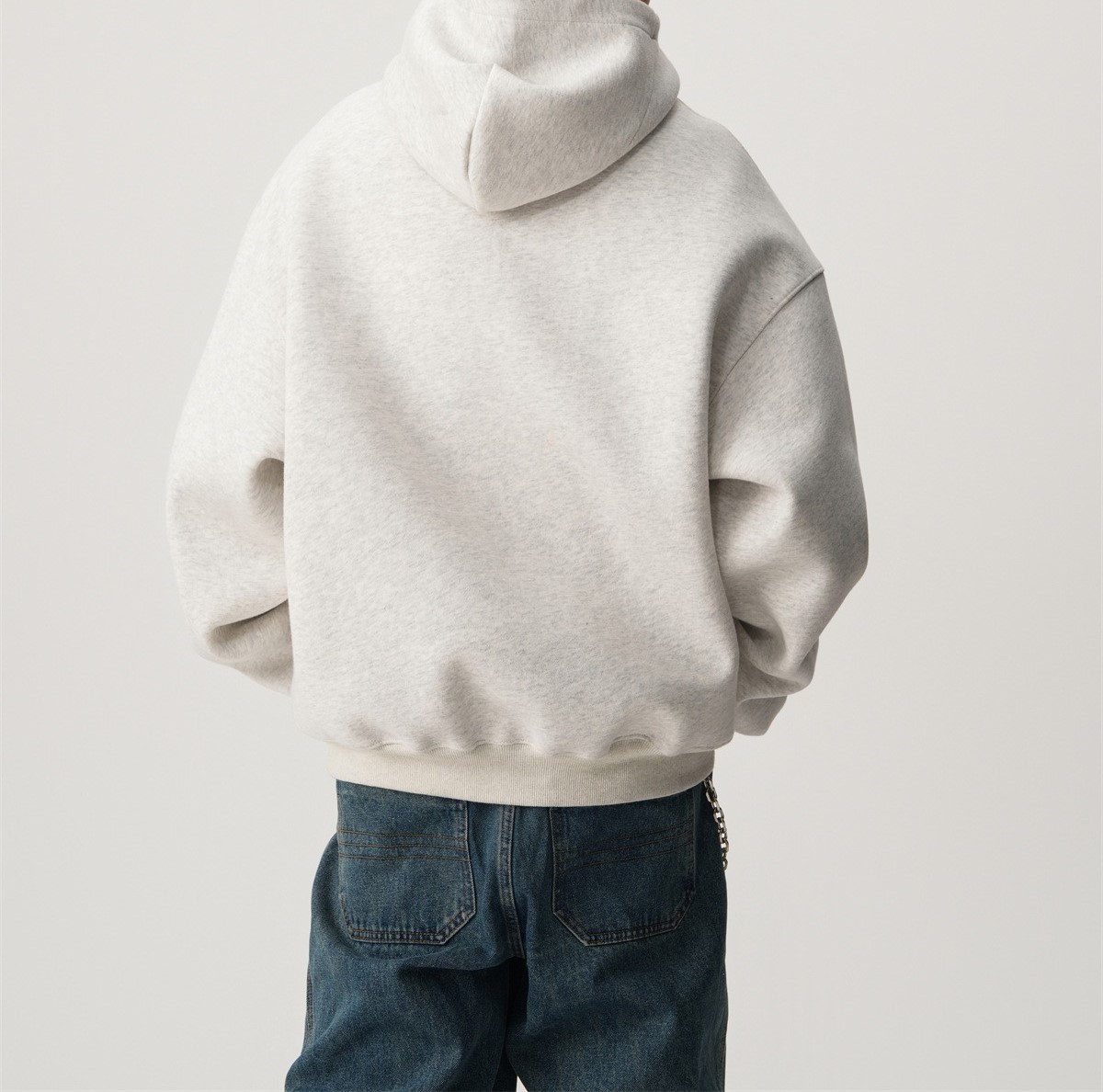 Vurzen Heavyweight CleanFit Boxy Hoodie – Oversized Minimal Streetwear Vurzen Heavyweight CleanFit Boxy Hoodie – Oversized Minimal Streetwear Details 8