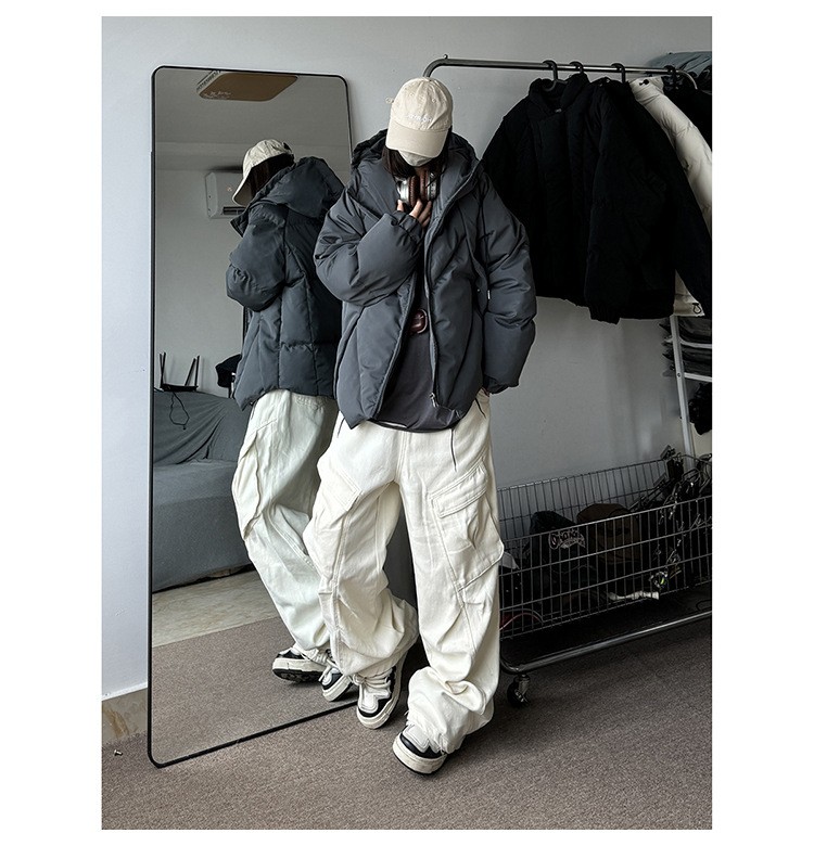 Cleanfit Thickened Hooded Winter Cotton Jacket