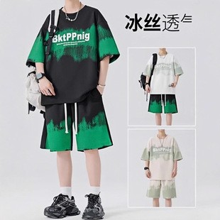 2025 Summer American Vintage Soft Textured Single Pleat Straight Leg Casual Pants - Loose Wide Leg Long Pants in White