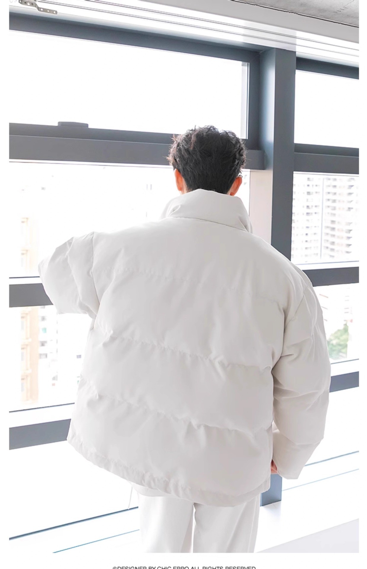 Men's Winter Thick Denim-Look Warm Cotton Jacket