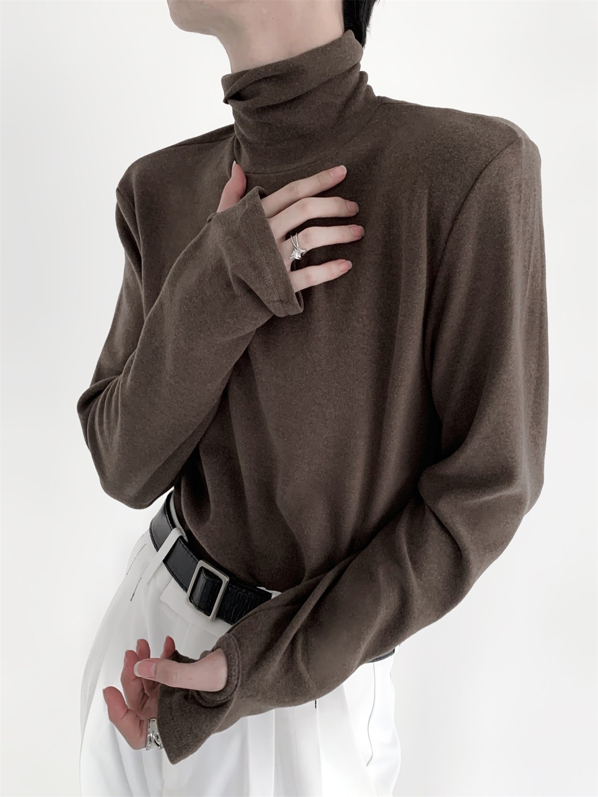 Classic Unisex Long Sleeve Polyester T-Shirt