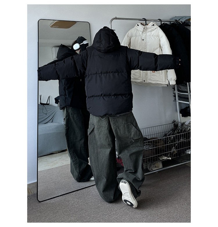Cleanfit Thickened Hooded Winter Cotton Jacket