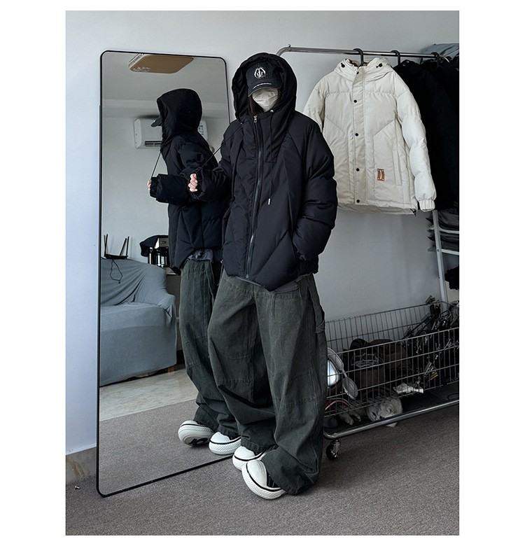 Cleanfit Thickened Hooded Winter Cotton Jacket