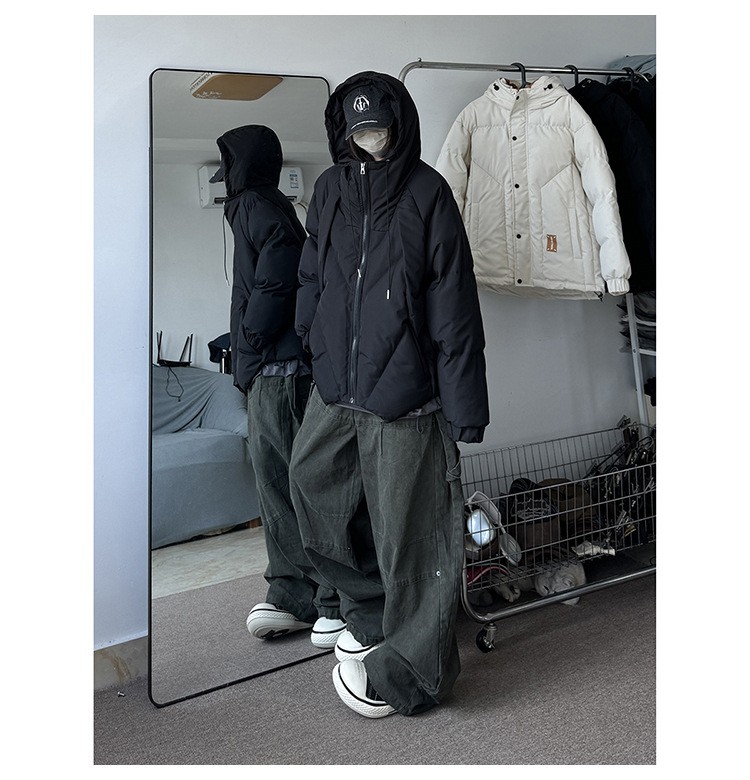 Cleanfit Thickened Hooded Winter Cotton Jacket