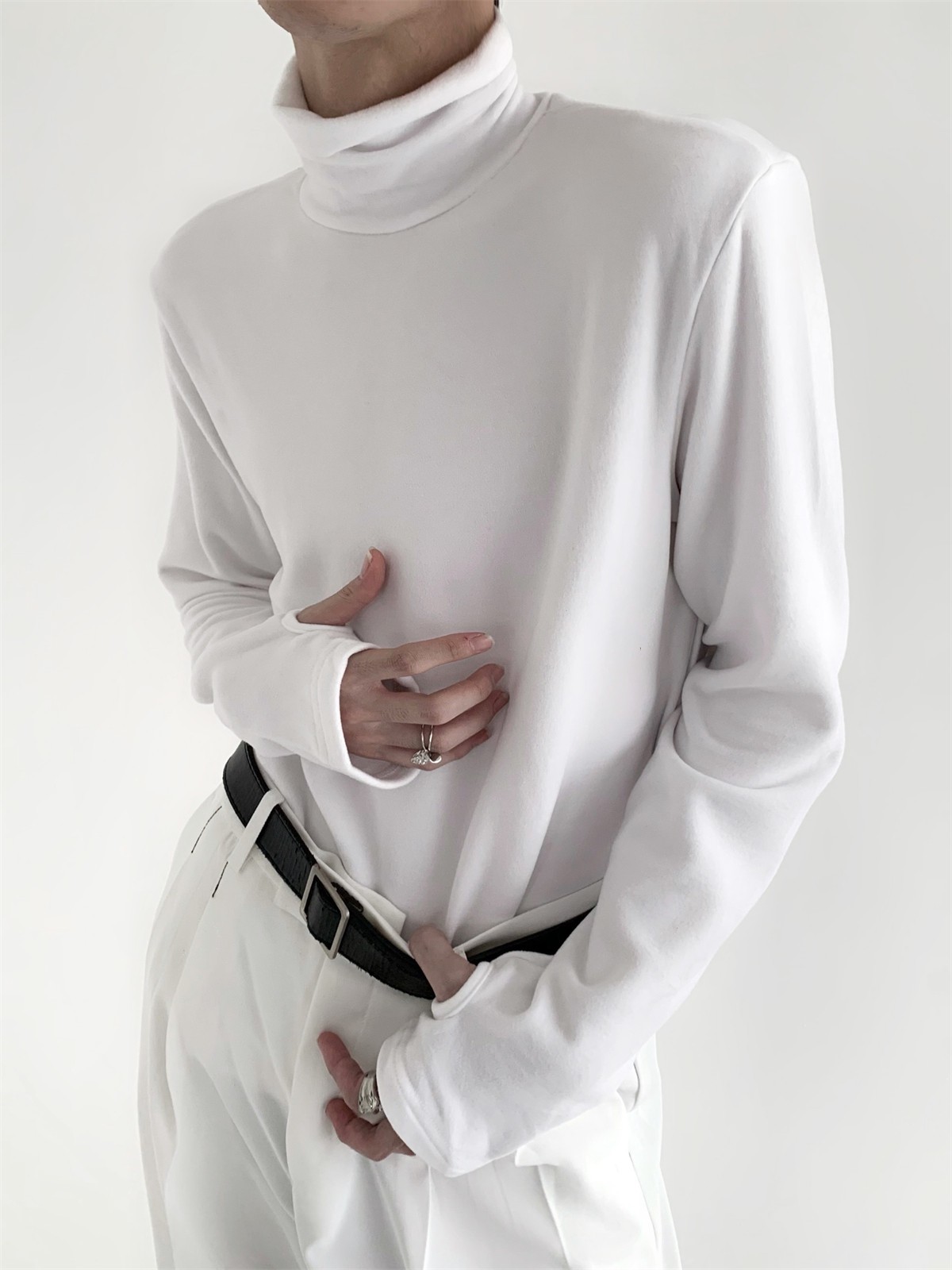 Classic Unisex Long Sleeve Polyester T-Shirt