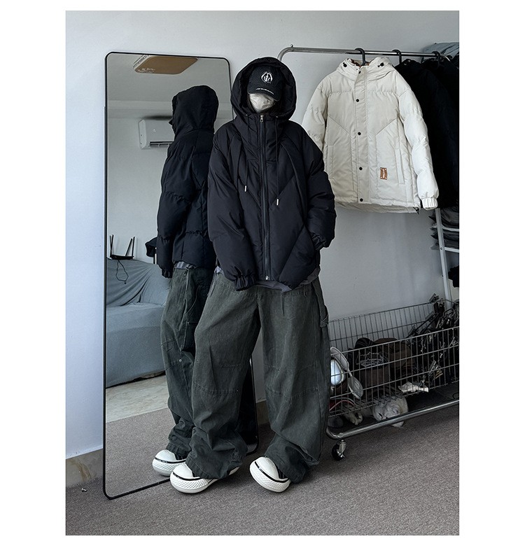 Cleanfit Thickened Hooded Winter Cotton Jacket
