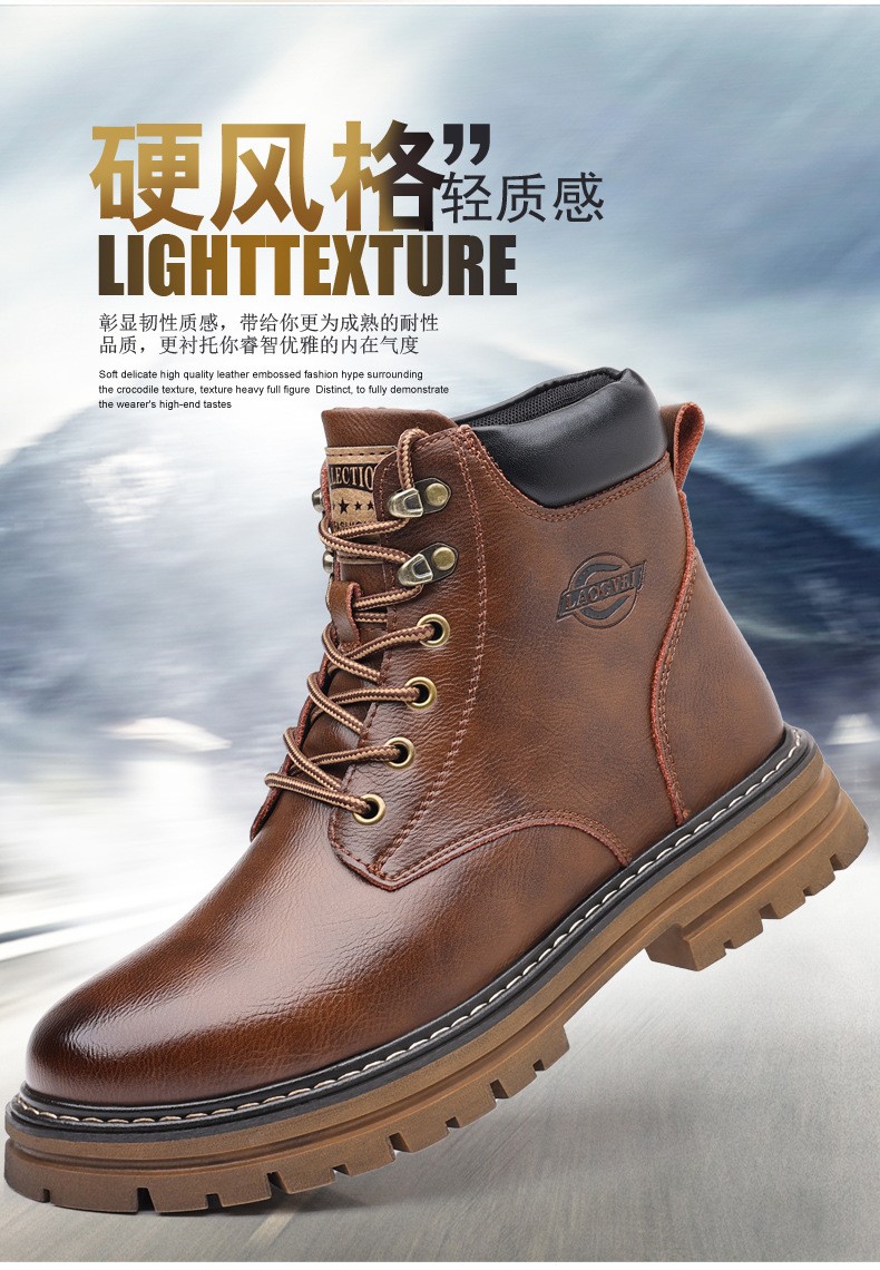 2024 Retro Workwear Hand-Stitched Martin Boots