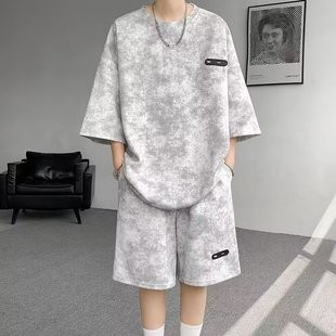 2025 Summer American Vintage Soft Textured Single Pleat Straight Leg Casual Pants - Loose Wide Leg Long Pants in White