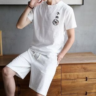 2025 Summer American Vintage Soft Textured Single Pleat Straight Leg Casual Pants - Loose Wide Leg Long Pants in White