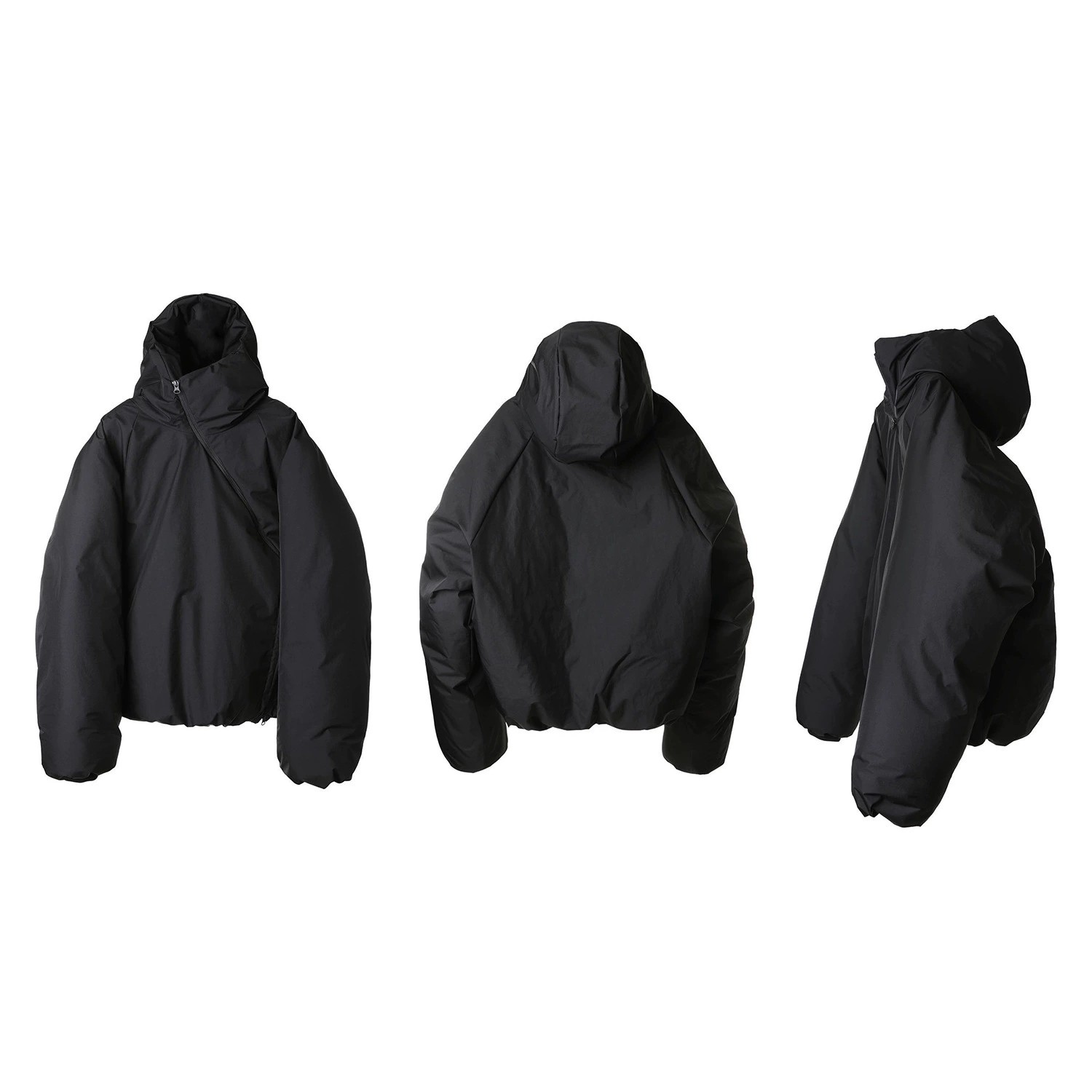 main_5 MADEEXTREME Streetwear Black White Duck Down Jacket - Image 5