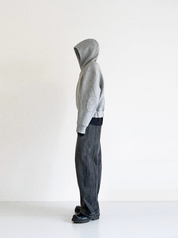 Boxy Fit American Streetwear Hooded Zip-Up Jacket