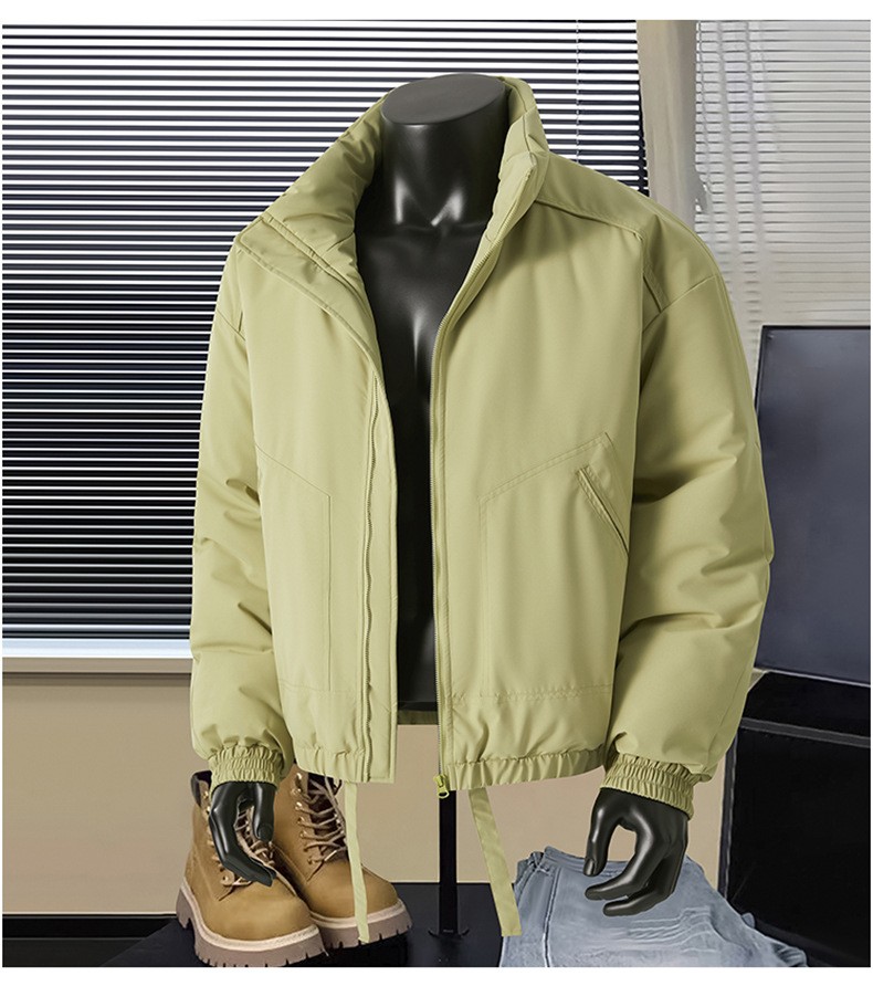 2025 Men's Thickened Stand Collar Cotton Jacket 2025 Men