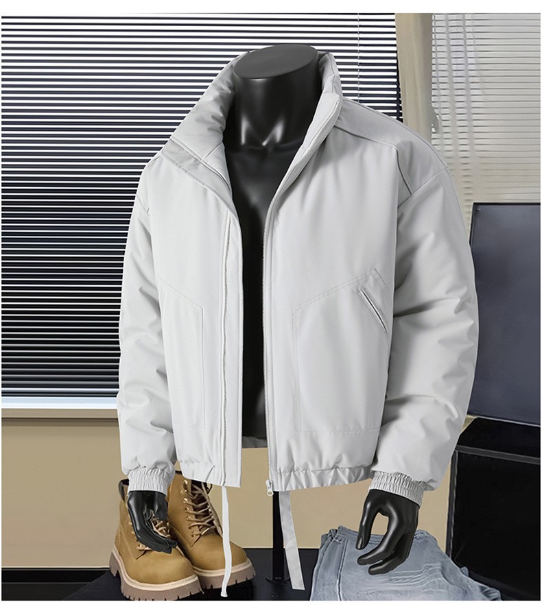 2025 Men's Thickened Stand Collar Cotton Jacket 2025 Men