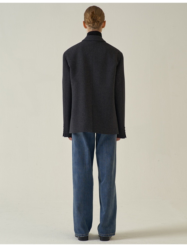 FACA*E Wool Double-Breasted Women's Blazer 2025 FACA*E Wool Double-Breasted Women