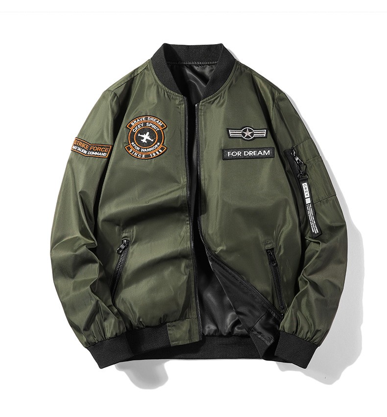 2025 Men’s Lightweight Corduroy Flight Jacket with Hood