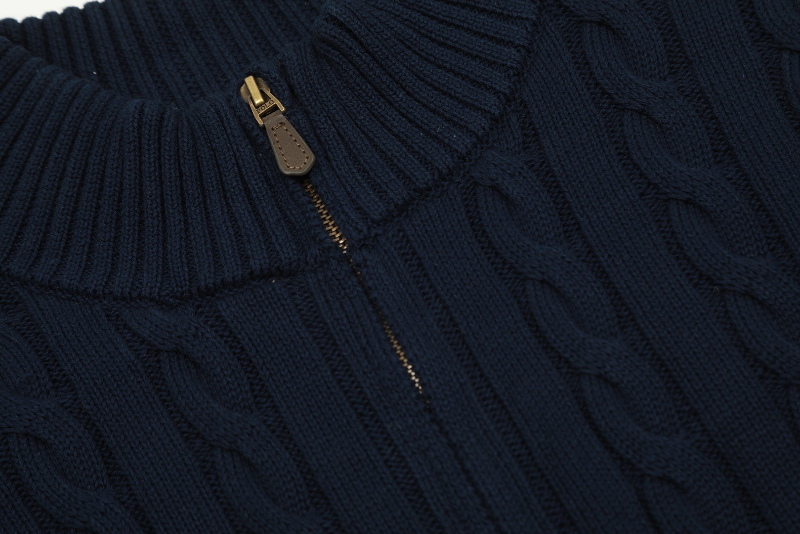 RL 12-Color Cotton Embroidered Knit Pullover Sweater