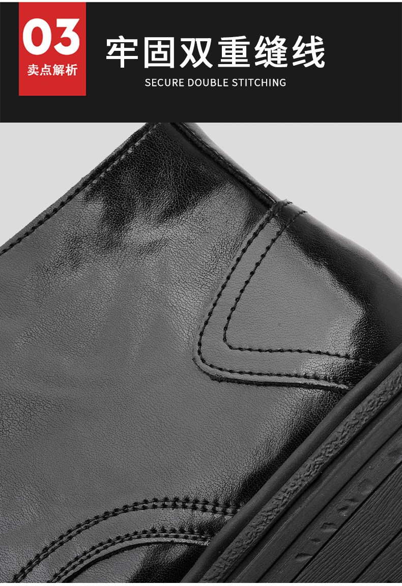 2025 Men’s Mid-Calf Insulated Fashion Leather Boots