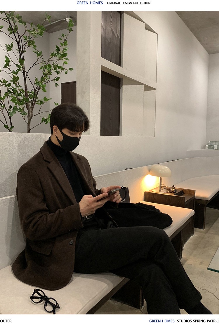 ASCLO Men's Wool Blend Winter Blazer Jacket ASCLO Men