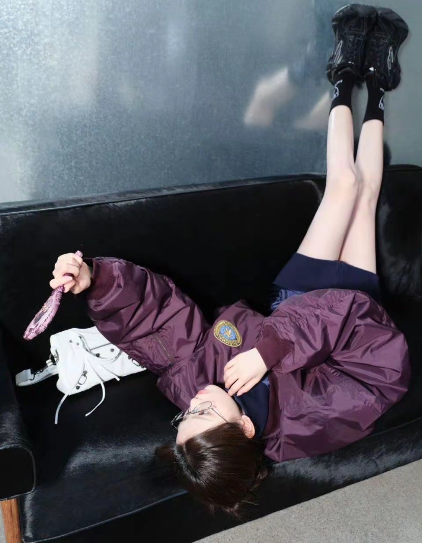 Paris Style Embroidered Pilot Jacket - Yang Chaoyue Edition Paris Style Embroidered Pilot Jacket - Yang Chaoyue Edition