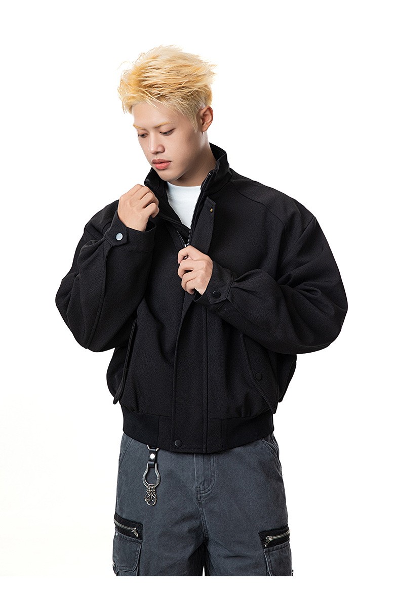 MADEEXTREME Spring Minimalist Cropped Raglan Jacket MADEEXTREME Spring Minimalist Cropped Raglan Jacket