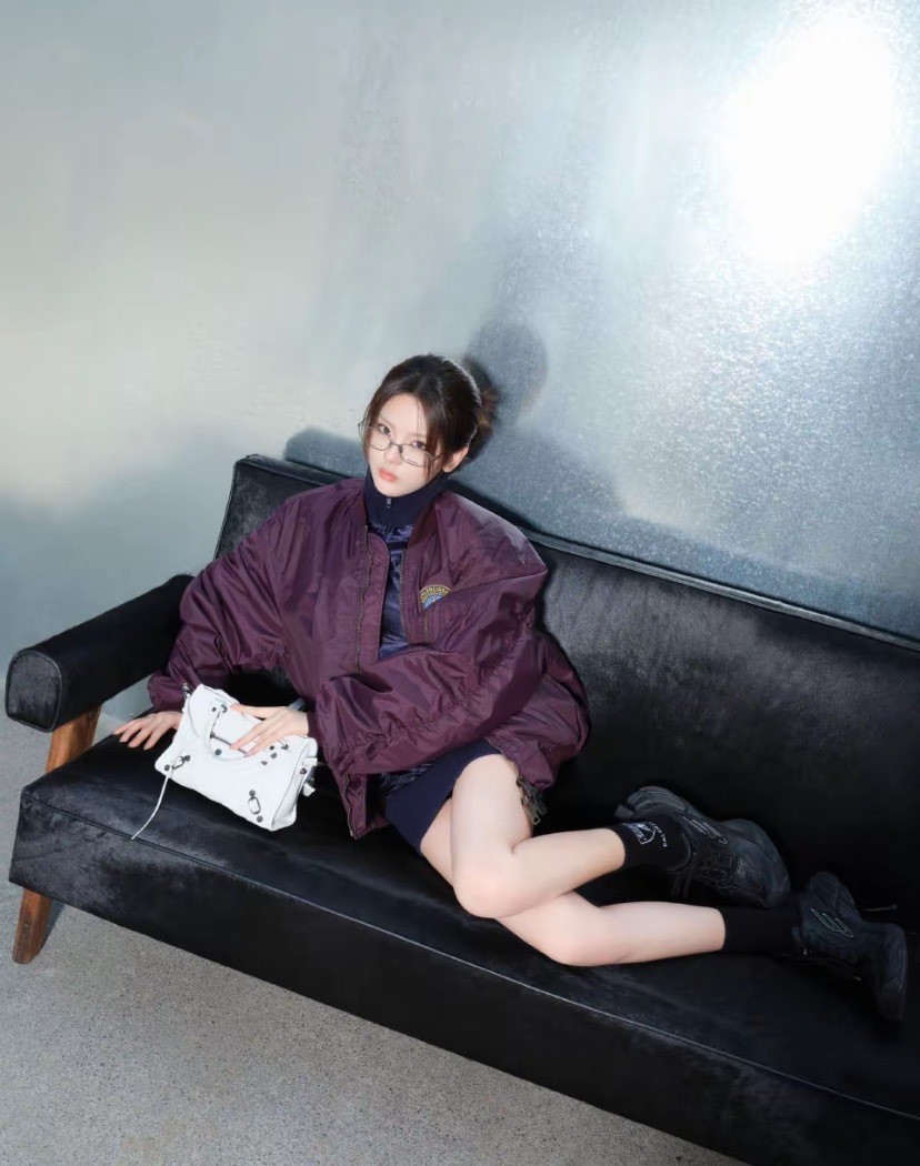 Paris Style Embroidered Pilot Jacket - Yang Chaoyue Edition Paris Style Embroidered Pilot Jacket - Yang Chaoyue Edition