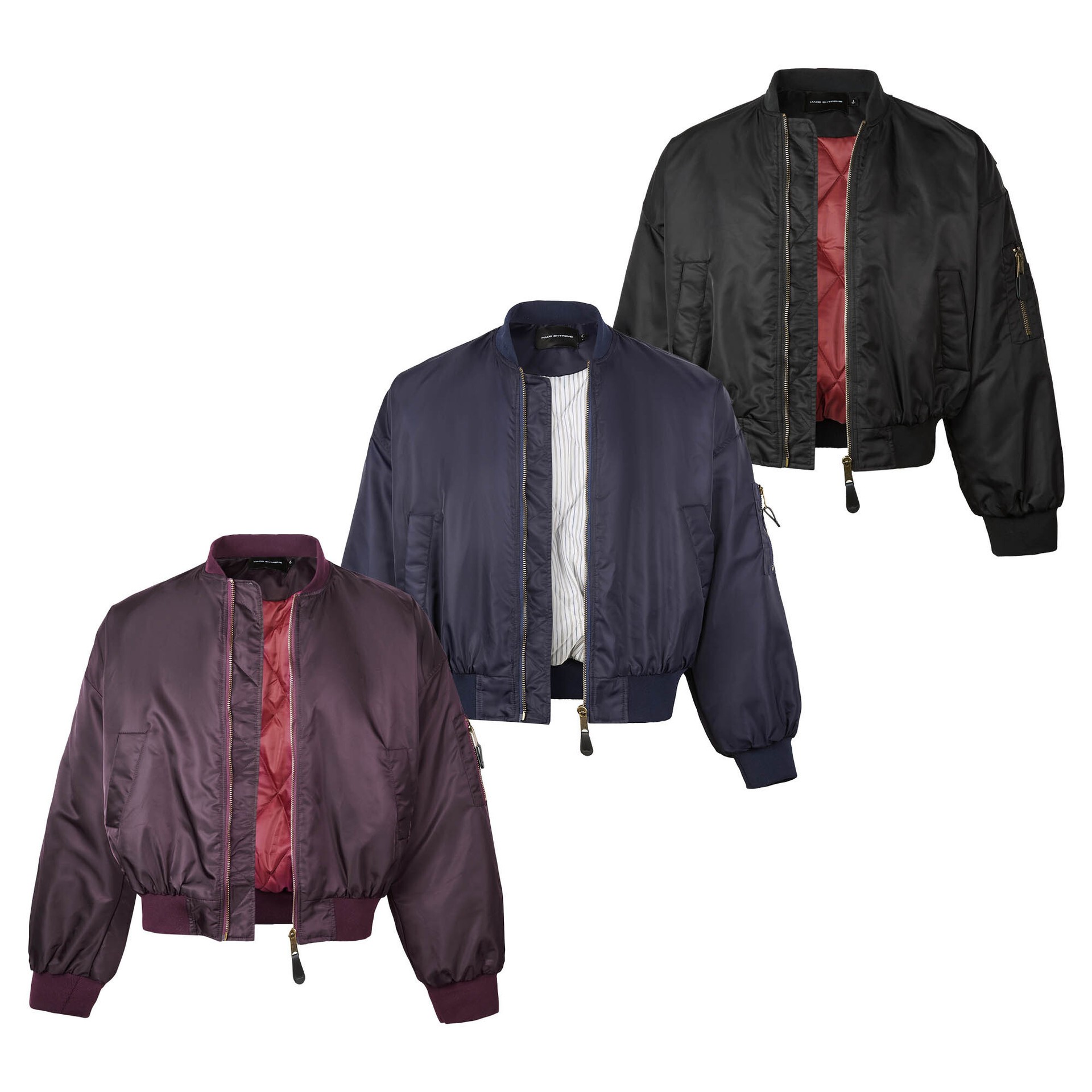 EME Alpha Velvet Bomber Jacket Winter Thick Coat EME Alpha Velvet Bomber Jacket Winter Thick Coat