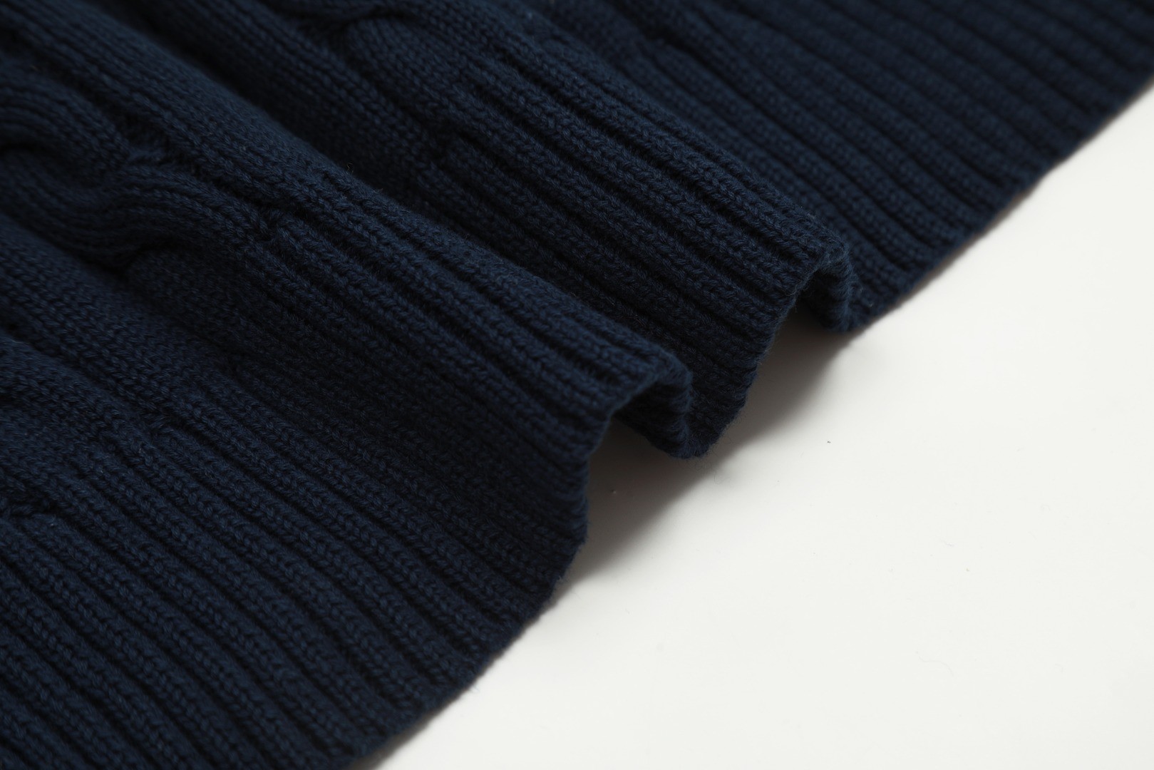 RL 12-Color Cotton Embroidered Knit Pullover Sweater