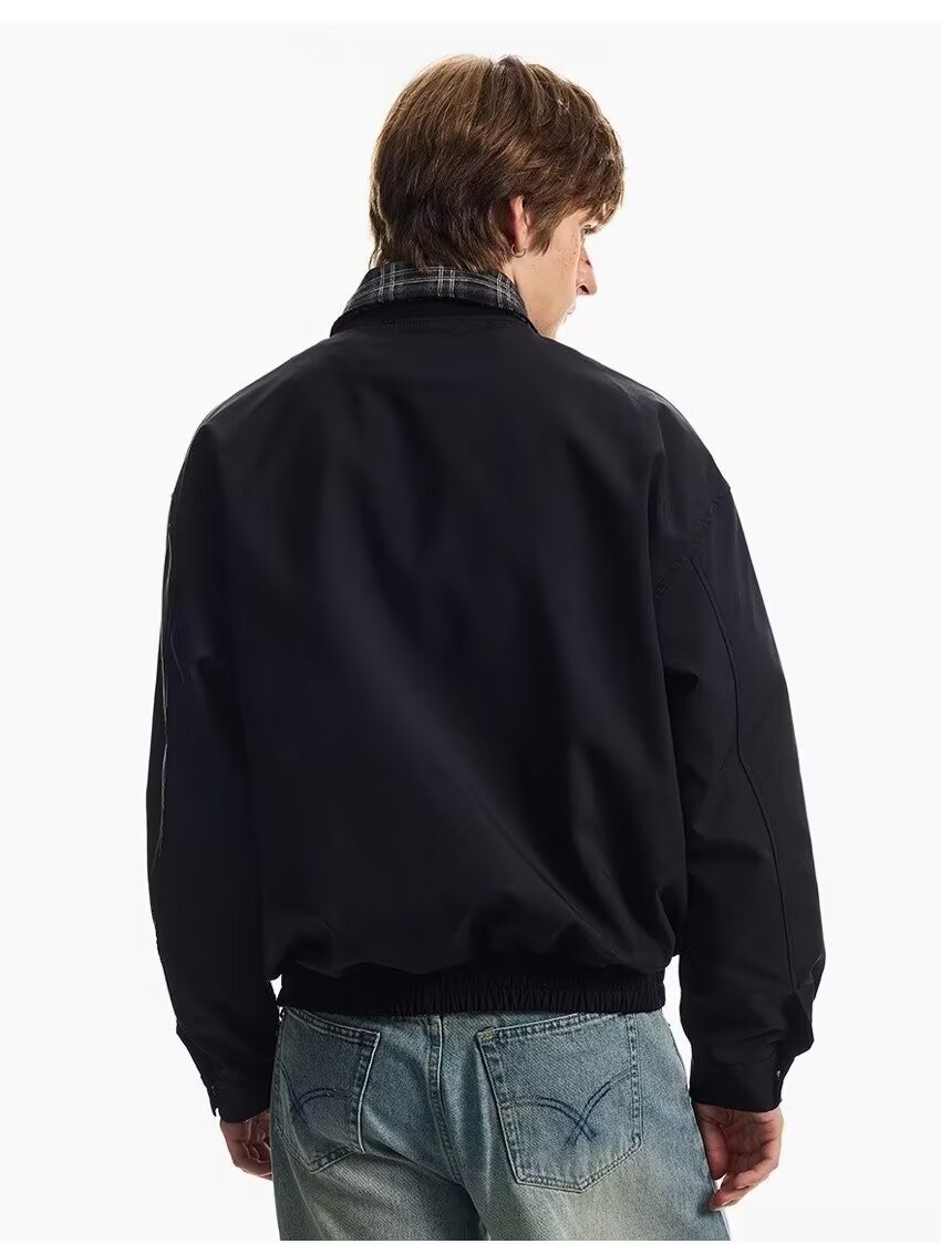 WASSUP Vintage Style Loose Fit Cotton Jacket