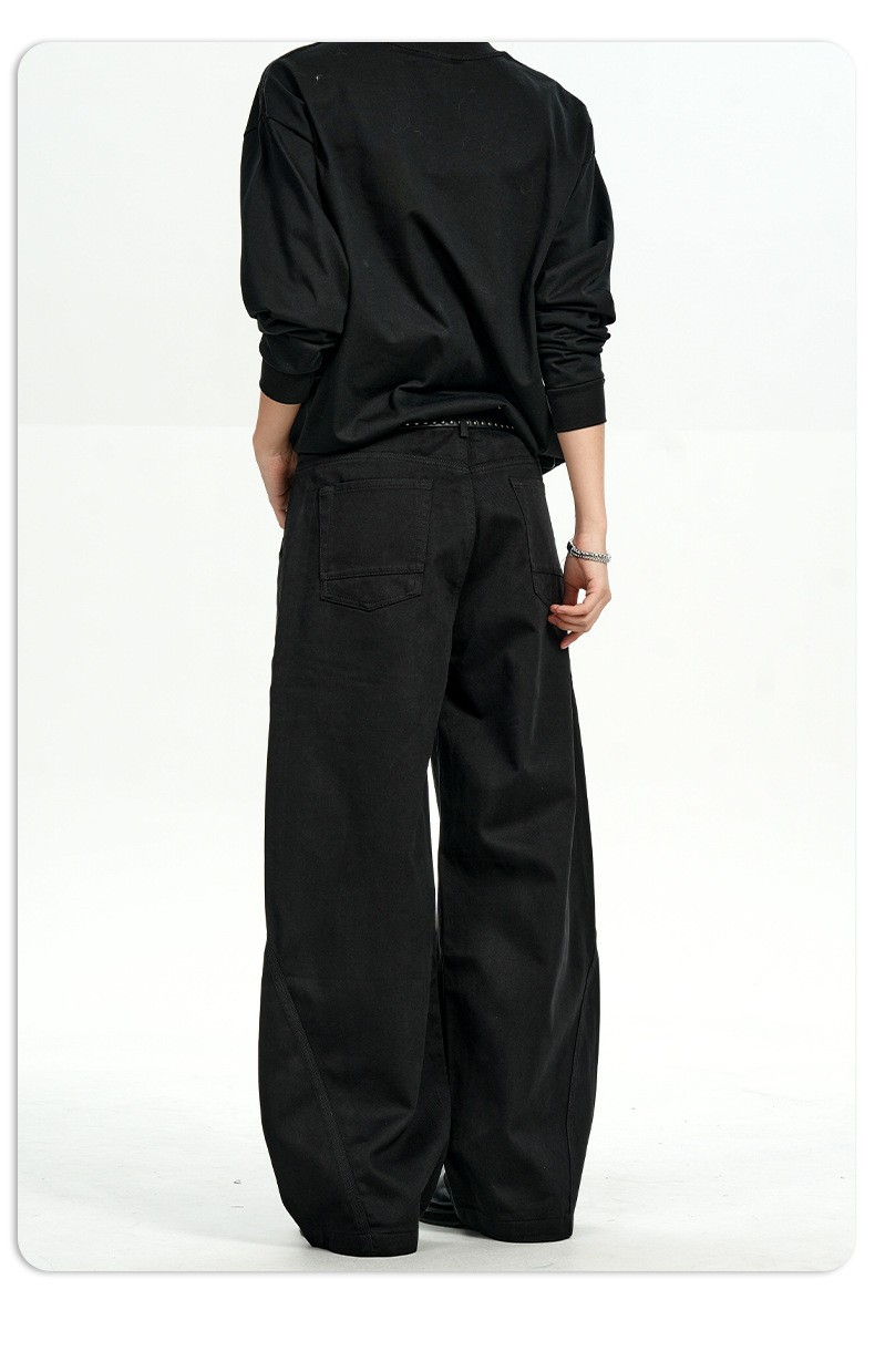 11KN Vintage Cotton Workwear Straight-Leg Pants