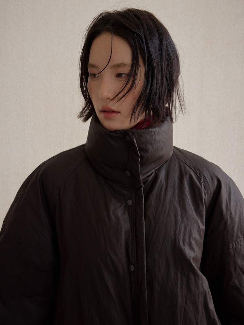 UNITY MODE Women's PU White Duck Down Jacket UNITY MODE Women