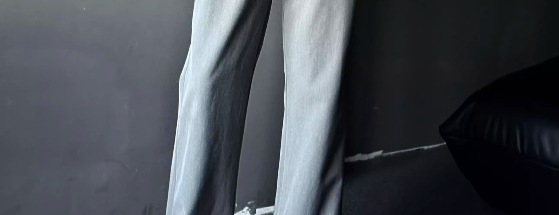 Black Collarless Casual Blazer for Men