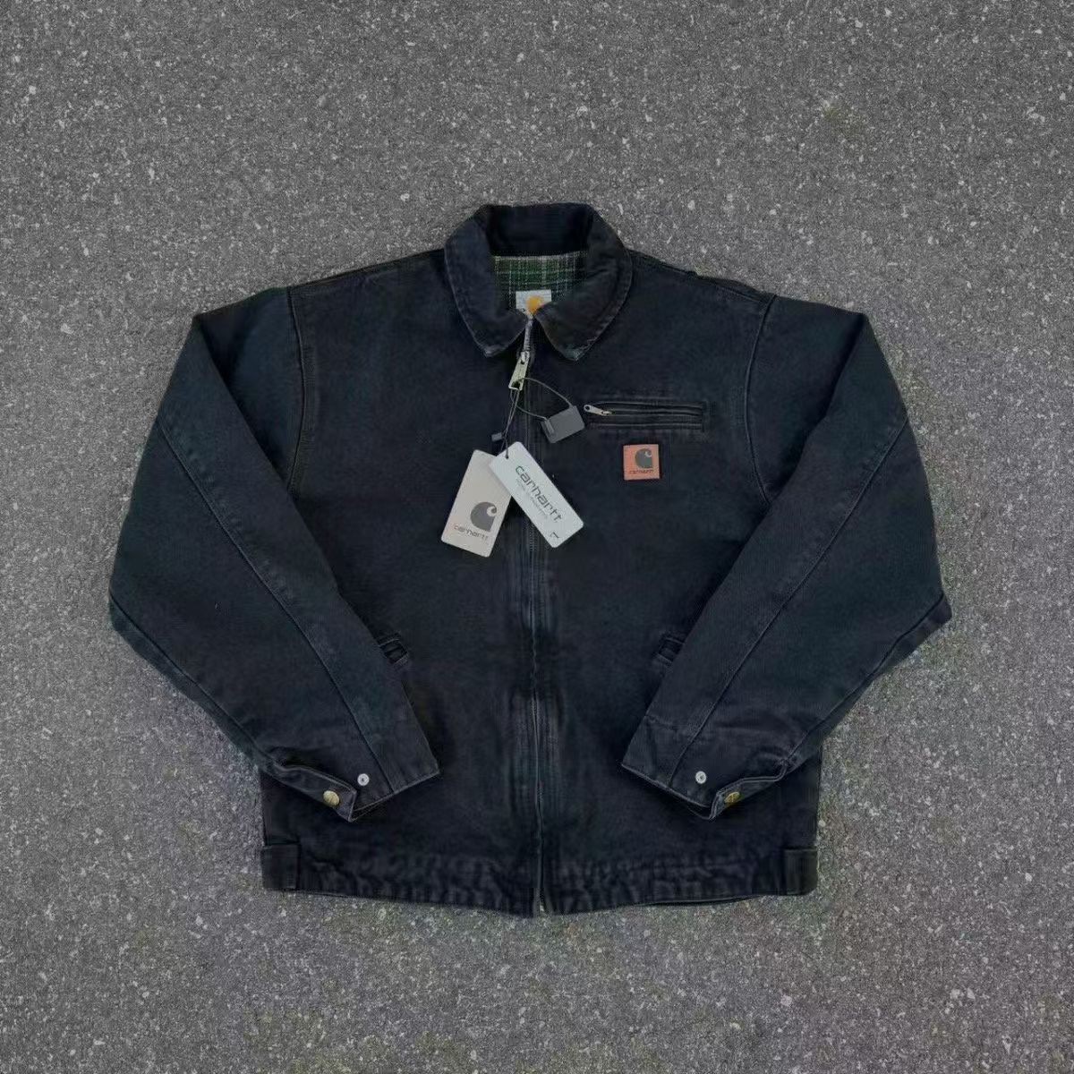 Vintage American Detroit Cotton Workwear Jacket