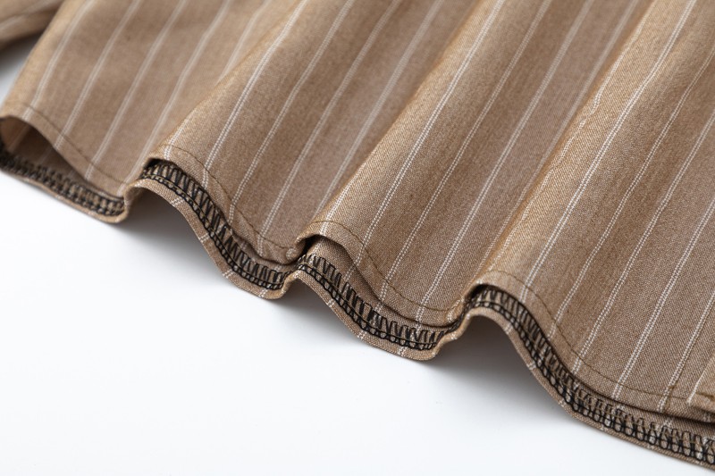 Japanese Vintage Striped Overshirt Unisex Long Sleeve