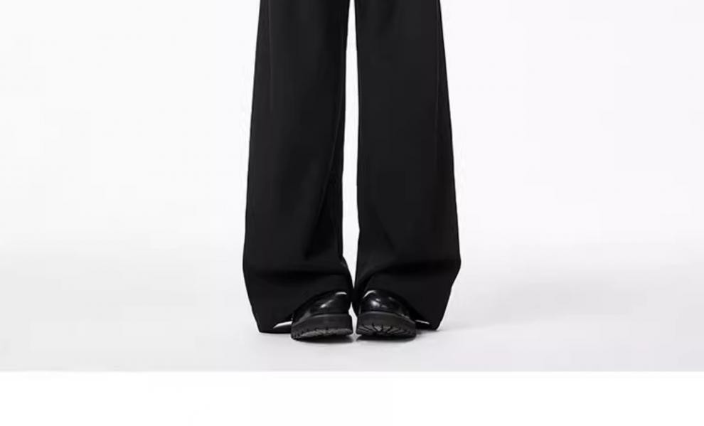Magila Cleanfit Black Loose Fit Dress Pants