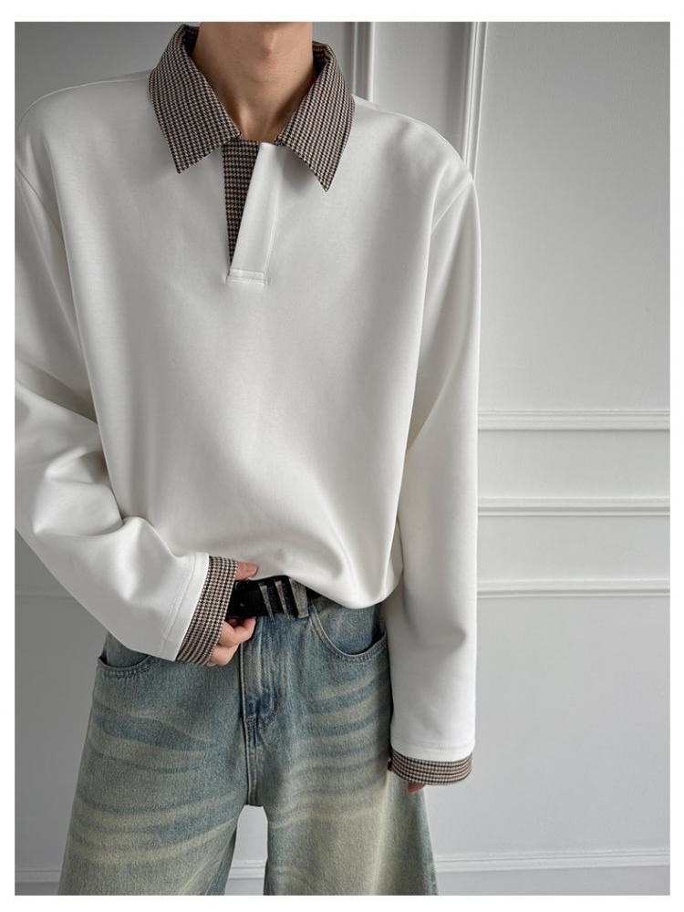 Cleanfit Houndstooth Lightweight Long Sleeve Polo Cleanfit Houndstooth Lightweight Long Sleeve Polo