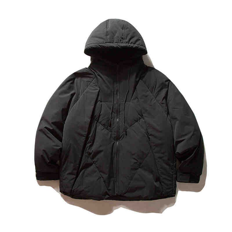 Vintage Japanese Style Hooded Thick Winter Jacket