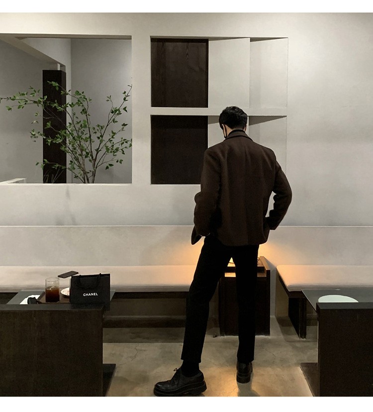 ASCLO Men's Wool Blend Winter Blazer Jacket ASCLO Men