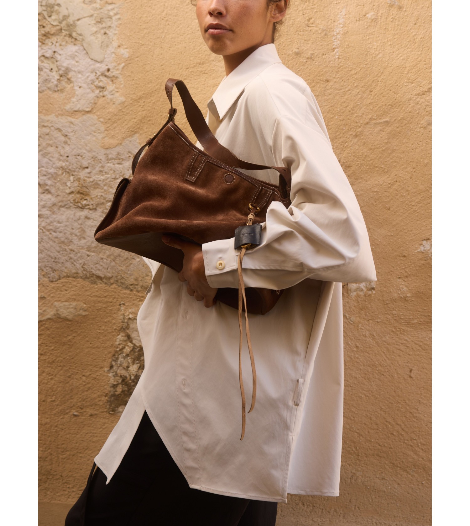 Songmont Vintage Hobo Shoulder Bag in Soft Full-Grain Leather Songmont Vintage Hobo Shoulder Bag in Soft Full-Grain Leather