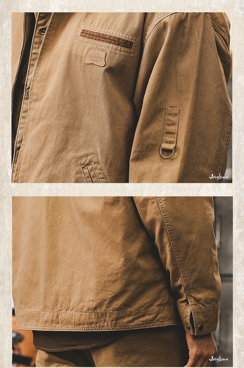 Classic Detroit Workwear Cotton Jacket for Men