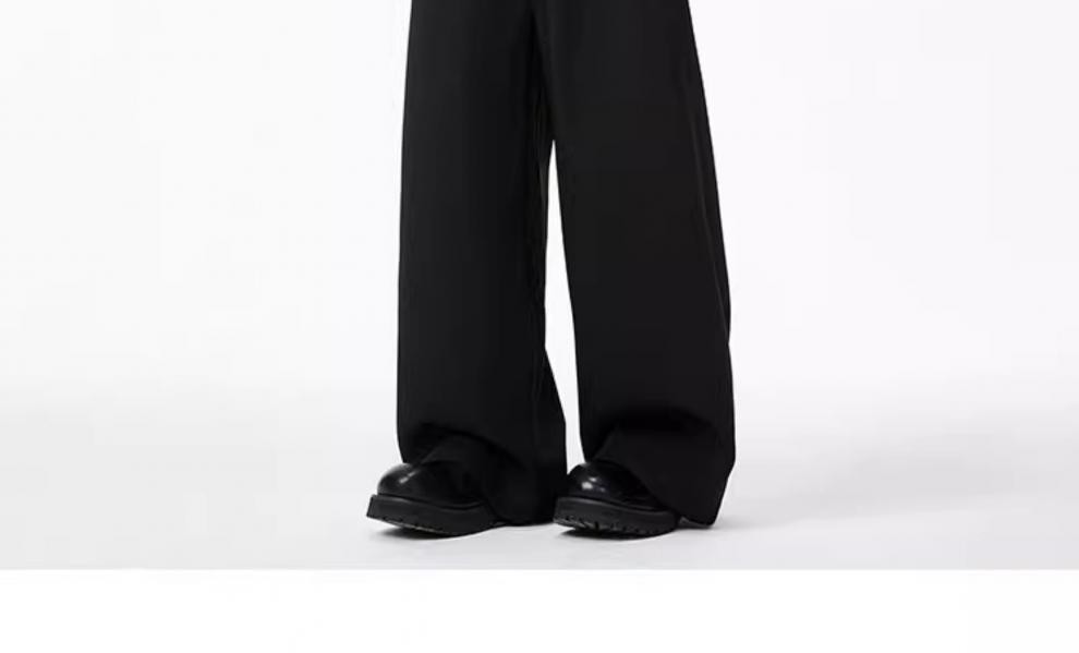 Magila Cleanfit Black Loose Fit Dress Pants