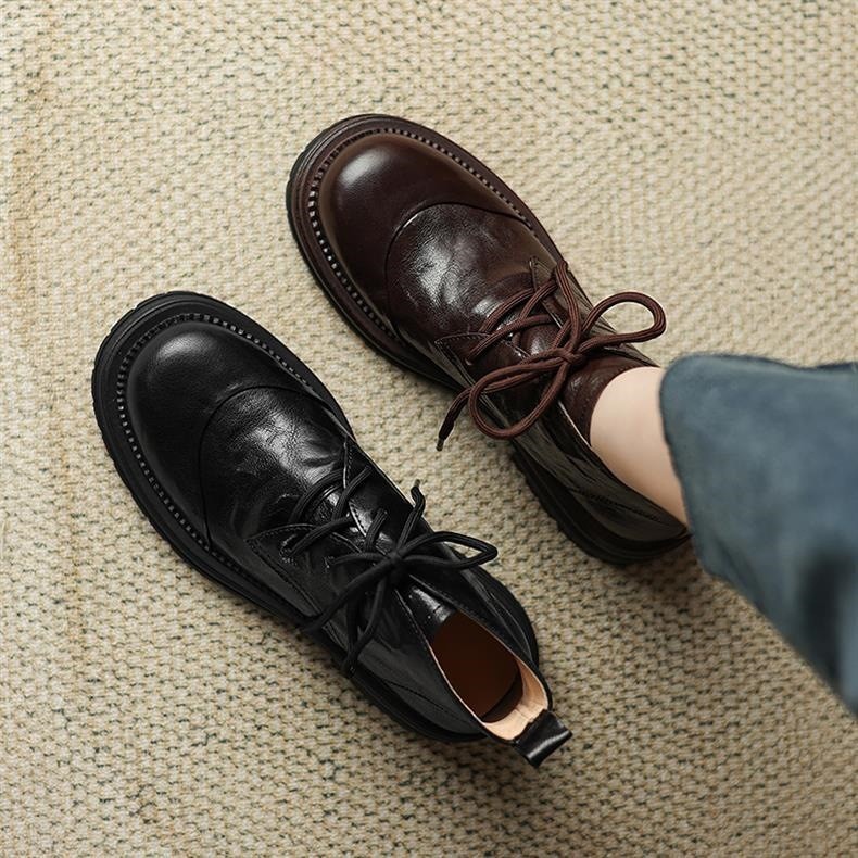 Premium Leather Women’s Soft Sole Martin Boots