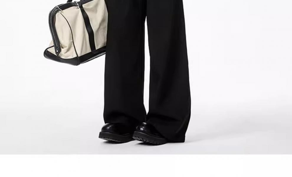 Magila Cleanfit Black Loose Fit Dress Pants