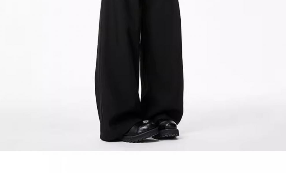 Magila Cleanfit Black Loose Fit Dress Pants