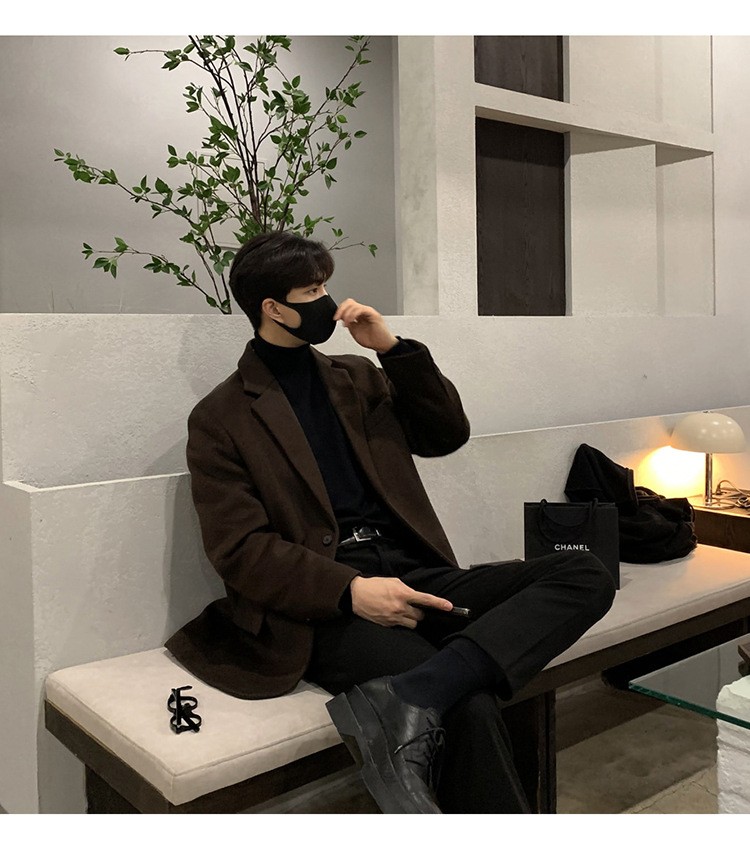 ASCLO Men's Wool Blend Winter Blazer Jacket ASCLO Men