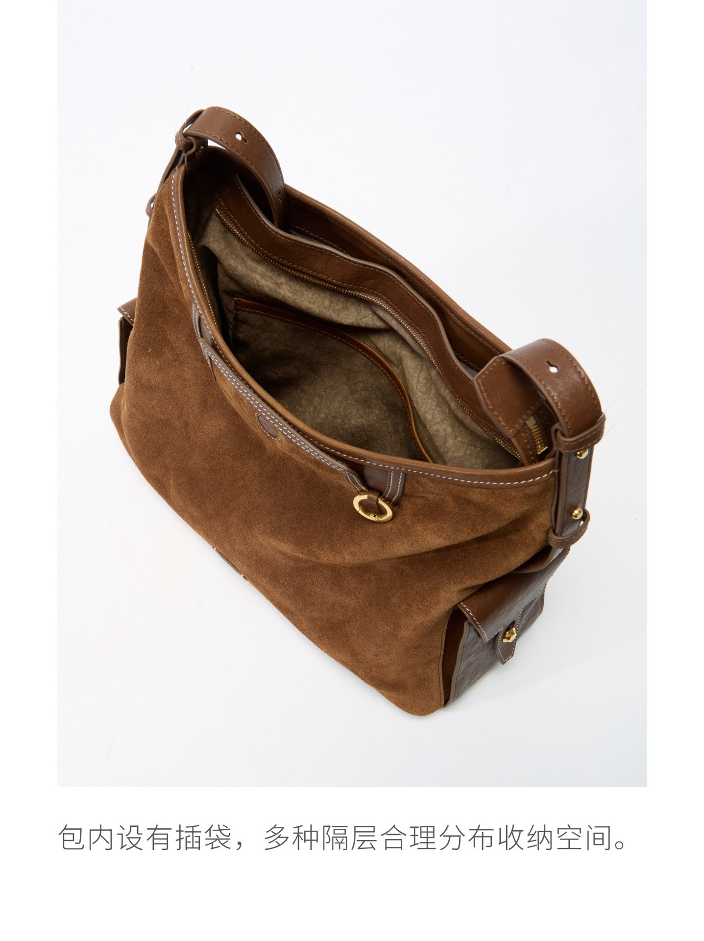 Songmont Vintage Hobo Shoulder Bag in Soft Full-Grain Leather Songmont Vintage Hobo Shoulder Bag in Soft Full-Grain Leather