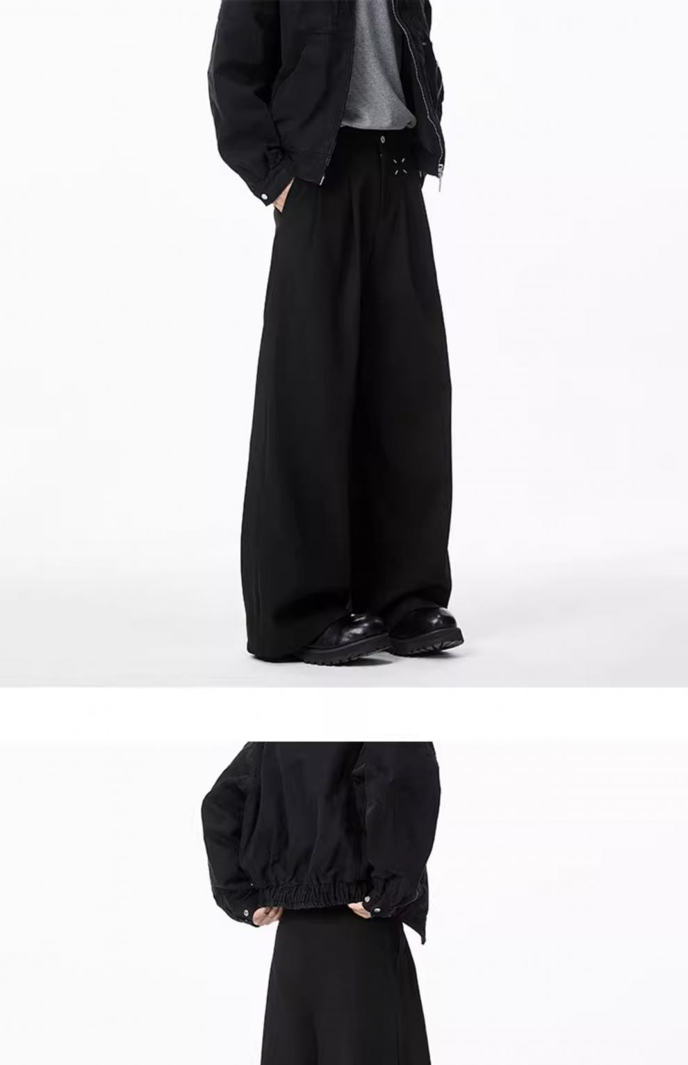 Magila Cleanfit Black Loose Fit Dress Pants