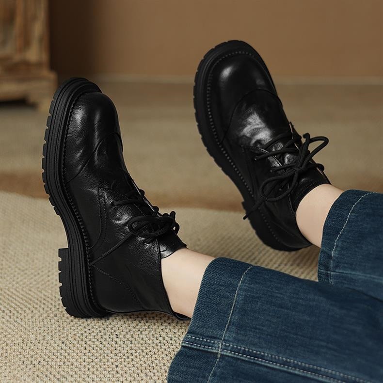 Premium Leather Women’s Soft Sole Martin Boots